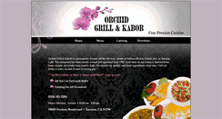 Desktop Screenshot of orchidgrillandkabob.com